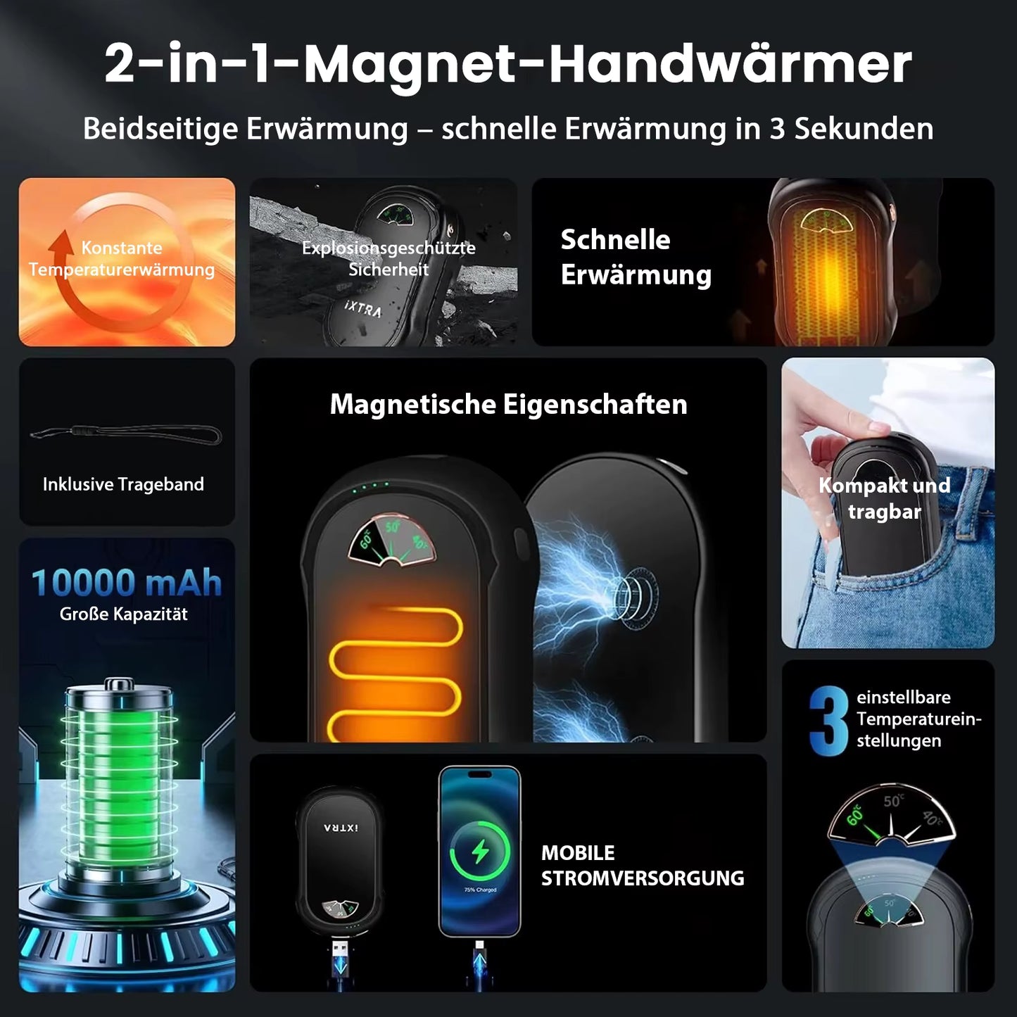 EMBERLY - Handwärmer